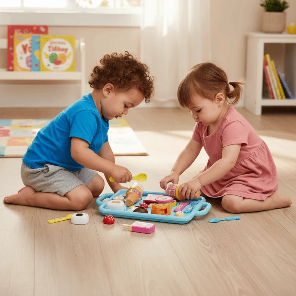 Conjunto de alimentação de pudim pequeno bearshape, modelo de simulação, lancheira, brinquedo de pudim, kawaii, dramatização, brinquedos de casa