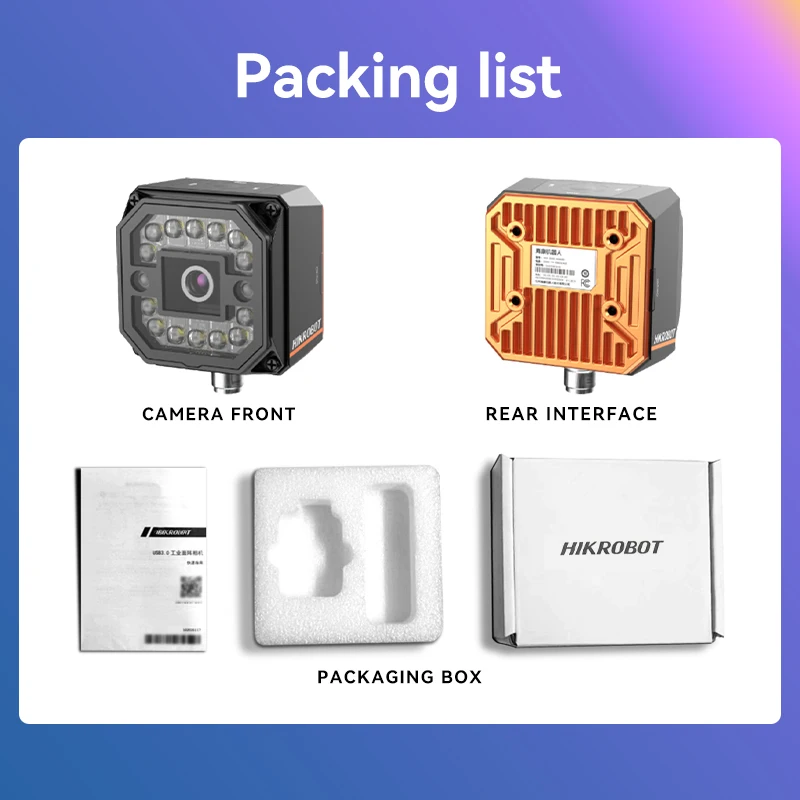 HIKROBOT MV-SC3016C-15M-WBN Kamera Visi Asli Sensor Kamera Industri Kamera Rana Global