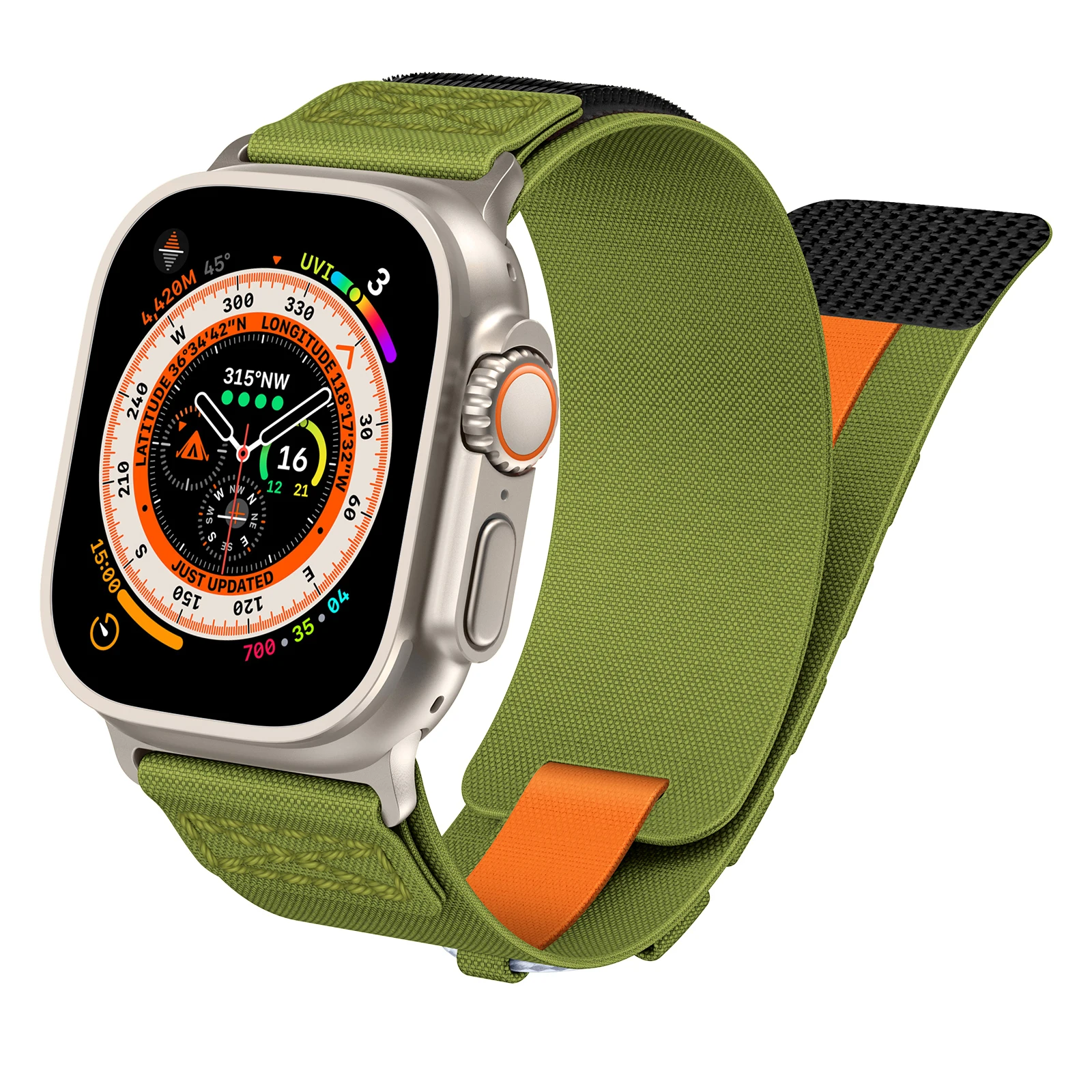 Sportarmband für Apple Watch Armband 45mm 40mm 44mm 49mm 46mm 38mm 42mm 41mm Nylonband Armband iWatch Series 10 9 8 SE 7 6 Ultra 2
