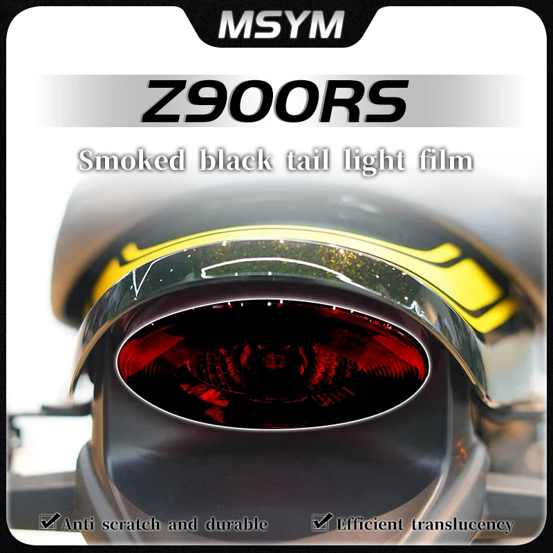 For Kawasaki Z900RS Z900 RS Headlights smoked black taillights protective film rearview mirror instrument film modification