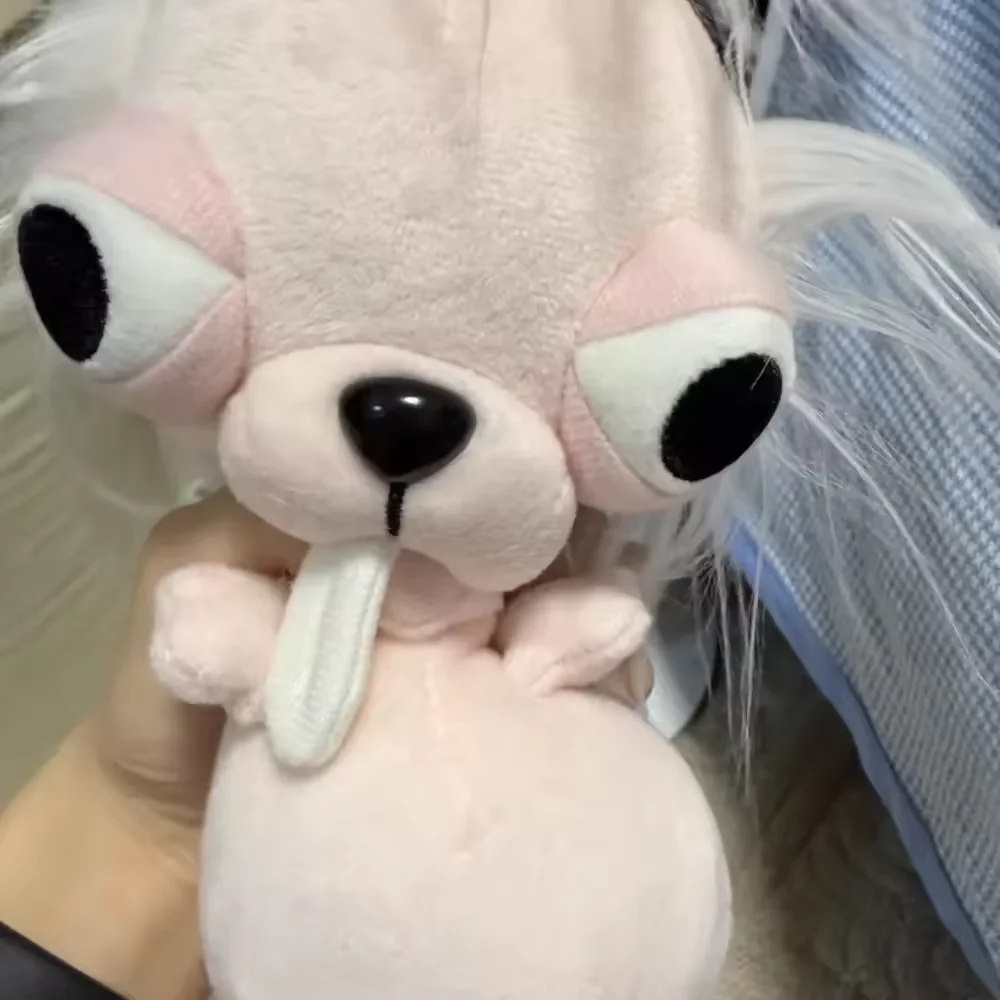 Animali di peluche Chihuahua Peluche Portachiavi Ciondolo Peluche Chihuahua Bambola Strano Carino Realistico Peluche Chihuahua Regali per bambini Giocattolo