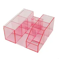 Boîte rangement d'outils greffe cils en acrylique transparent, organisateur cils beauté, cadeau 3