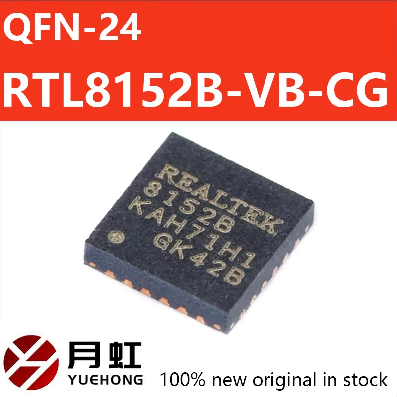 

1/10/50pcs RTL8152B-VB-CG Original genuine SMT RTL8152B-VB-CG QFN-24 Ethernet controller chip IC