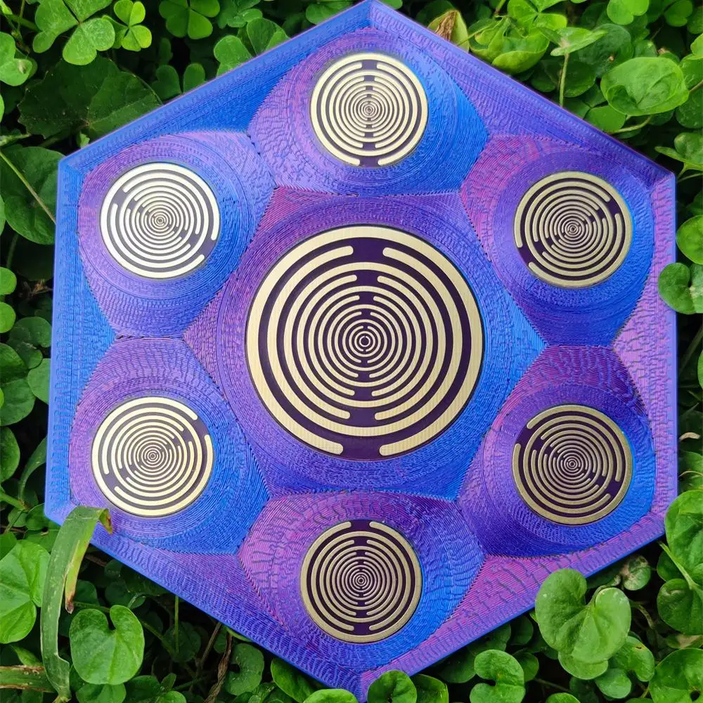 13cm MWO Polarizing Disk Crystal Energy Display Base Lakhovsky's Multi Wave Oscillator Antenna Ornaments