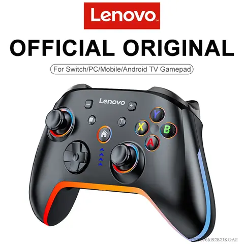 스위치 조이스틱 게임 패드 용 Lenovo S03 컨트롤러 스위치/PC/휴대 전화/안드로이드 TV 용 이중 진동 무선 블루투스 조이패드
