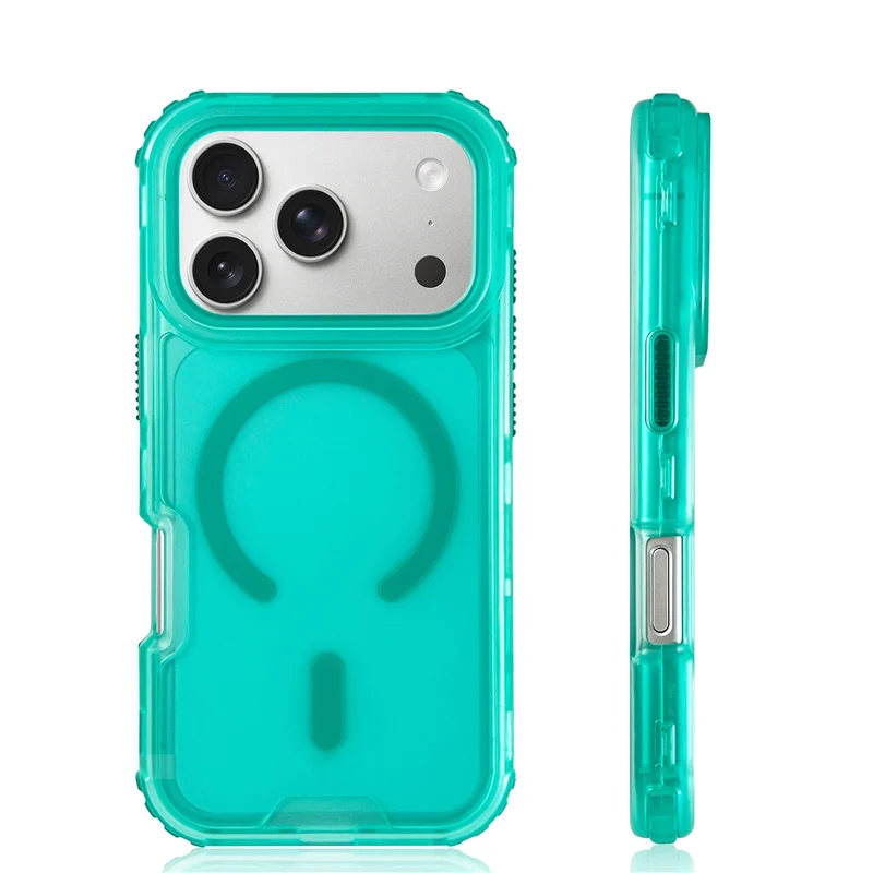 

Magnetic Matte Translucent Armor Case Shockproof Hard Protective Cover Support Wireless Charging For iPhone 17 17 Pro 17 Pro Max