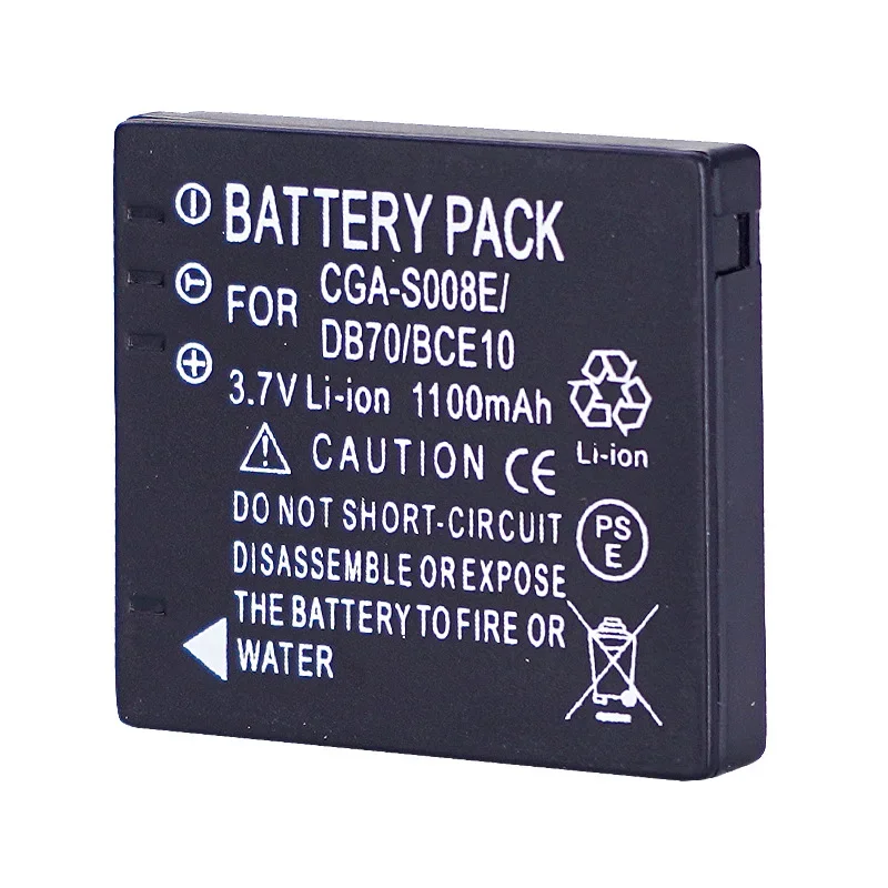 Camera Battery CGA-S008E DMW-BCE10 DB70