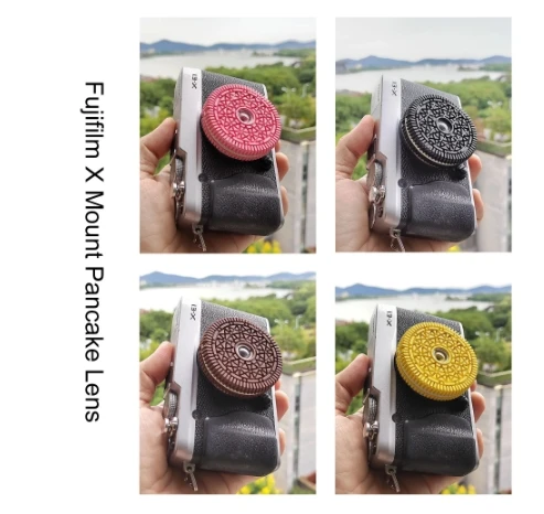 Fuji X Mount 32mm/F10 Pancake Lens Focus Free Compatible with Fuji X-Mount Mirrorless Cameras