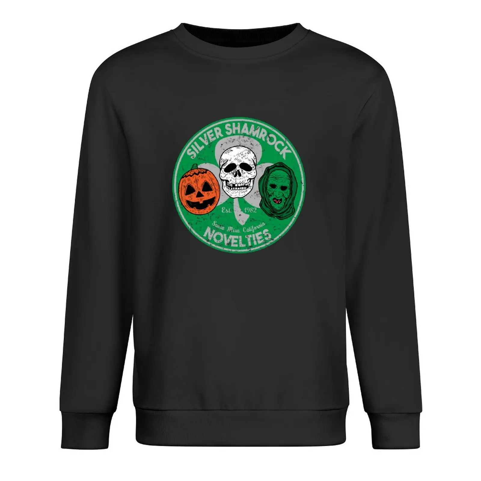 

Silver Shamrock Novelties Pullover tracksuit male clothes aesthetic clothing men's sweat-shirt set sweatshirt male