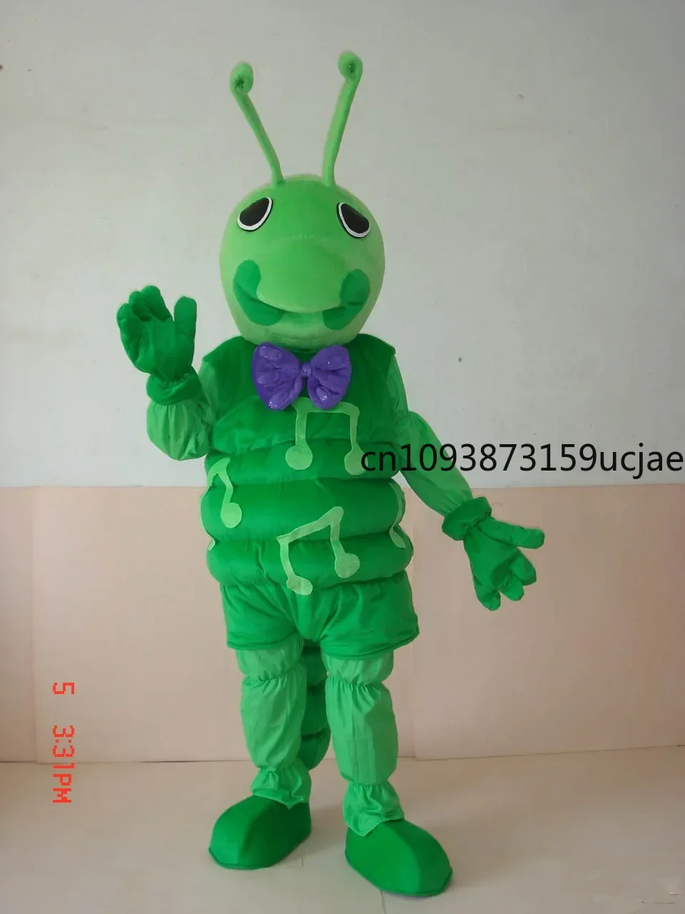 Groene mieren mascotte kostuum cartoon dier cosplay kostuum verjaardagsfeestje fancy dress karakter carnaval evenement aantrekkelijke volwassene