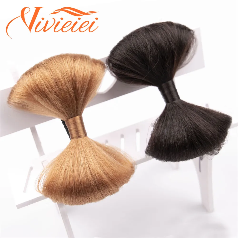 Pince à griffes synthétique avec nœud papillon pour femme, extension de cheveux chignon, marron, blond, degré de chaleur, accessoires pour cheveux,