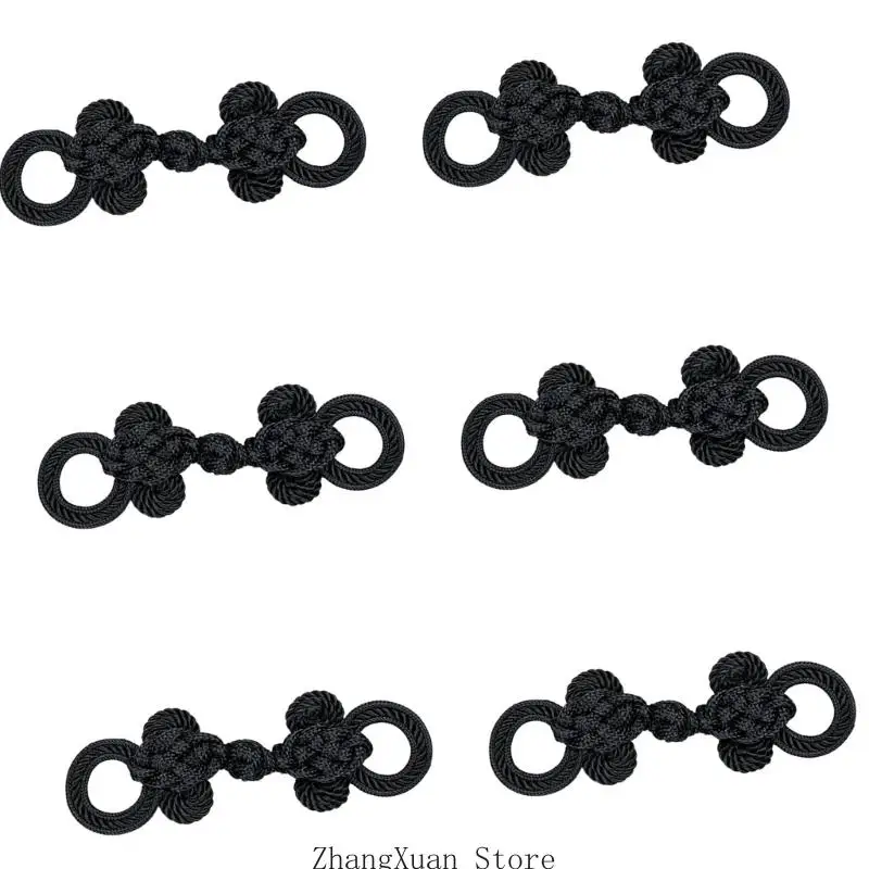 Traditionelle Kleiderverschlüsse, 6-teiliges Set für Näharbeiten und Heimwerkerarbeiten 3XUF – Detail 9