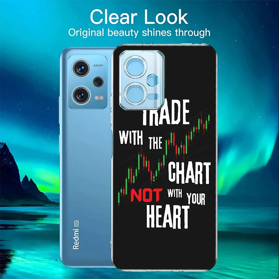 Day Trader Trader Trading Cover Case For Xiaomi Redmi Note 12S 12 11 Pro Plus 11T 11S 10 5G 10S 9 9T 9S 8 8T 7 5 Pro TPU Phone C