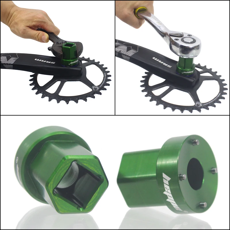 Bicycle Crank Arm Remover Wrench For SRAM DUB Bolt Installation and Disassembly Crank Bolt Spanner Bike Crankset Repair Tool