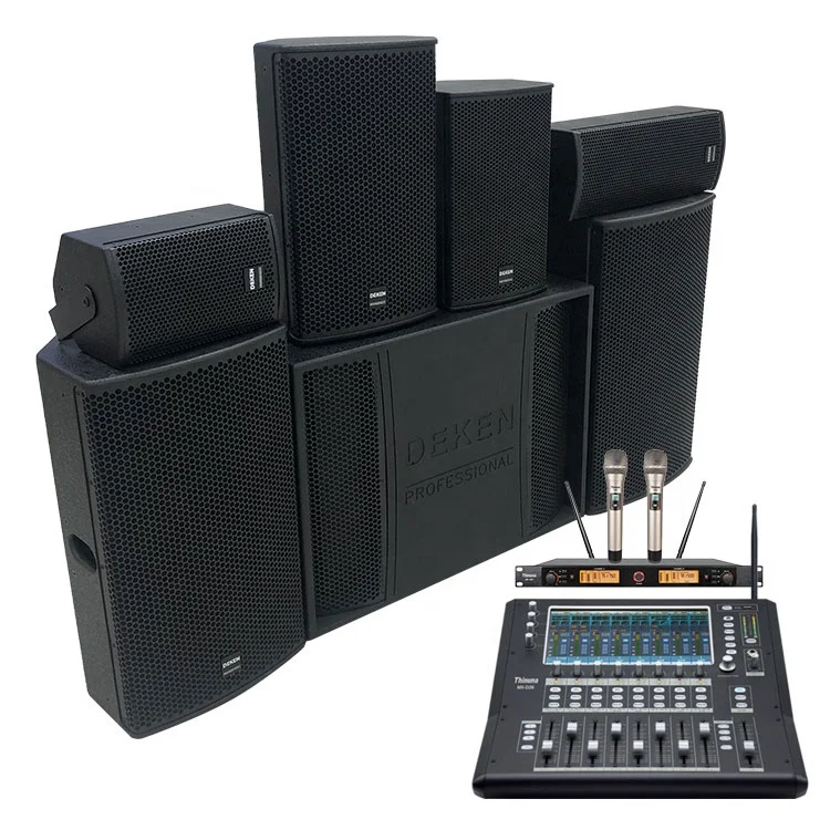 DEKEN FLEX T15 Professional Speaker  o System Sound 15 Inch Speaker Outdoor Stage Full Range Frequency Church Loudspeaker