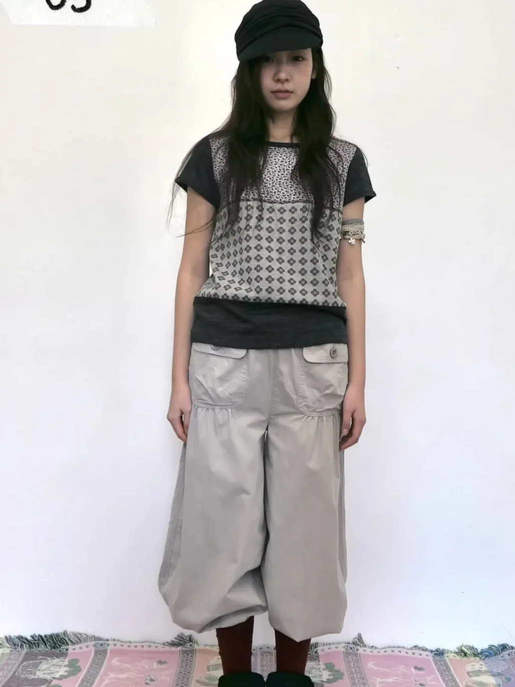 

Casual Drawstring Loose Wide Leg Pants Spring 2026 New Style Double Pocket Pleated Loose Fit Comfortable Women's Trousers