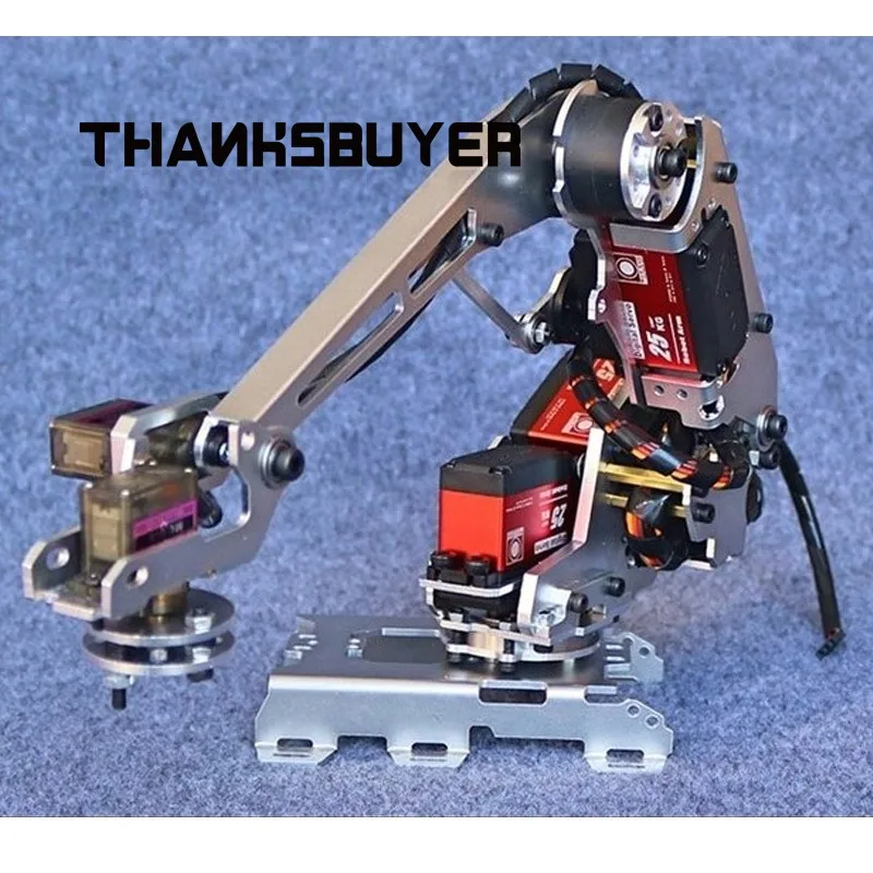 ARM-21N2 6DOF Robot Arm Kit Metal Robotic Arm Mechanical Arm Unassembled With 20/25KG Digital Servos