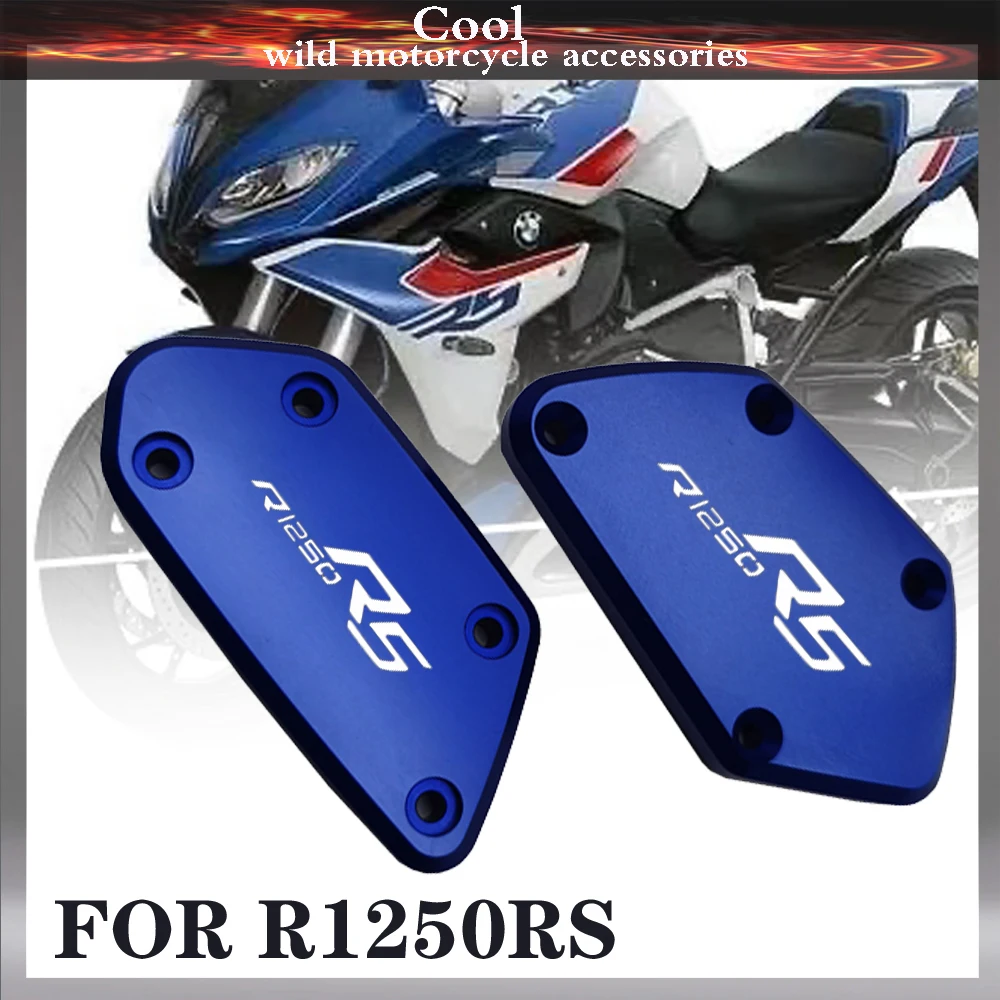 

For BMW R1250RS R1250 RS R 1250RS Motorcycle Aluminum Front Clutch Brake Fluid Reservoir Caps Oil Tank Cover