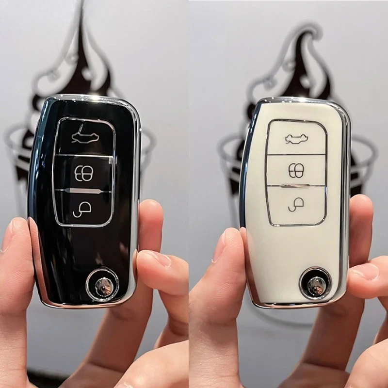 

Car Key Case Cover Auto Shell Fob Case For Ford Focus 2 MK2 Fiesta Mondeo Galaxy Falcon Territory Ecosport Kuga Escape