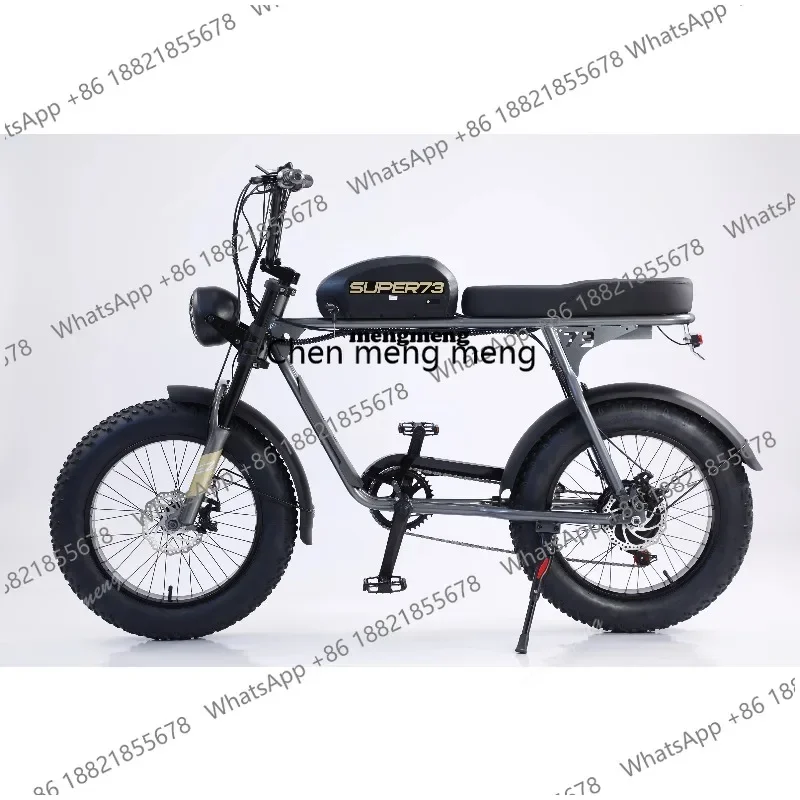 US Warehouse Unique Design  Ebike Electric Fat Bike Electric Bicycle Off-road Electric Bike Lithium Battery 20-Inch 48V