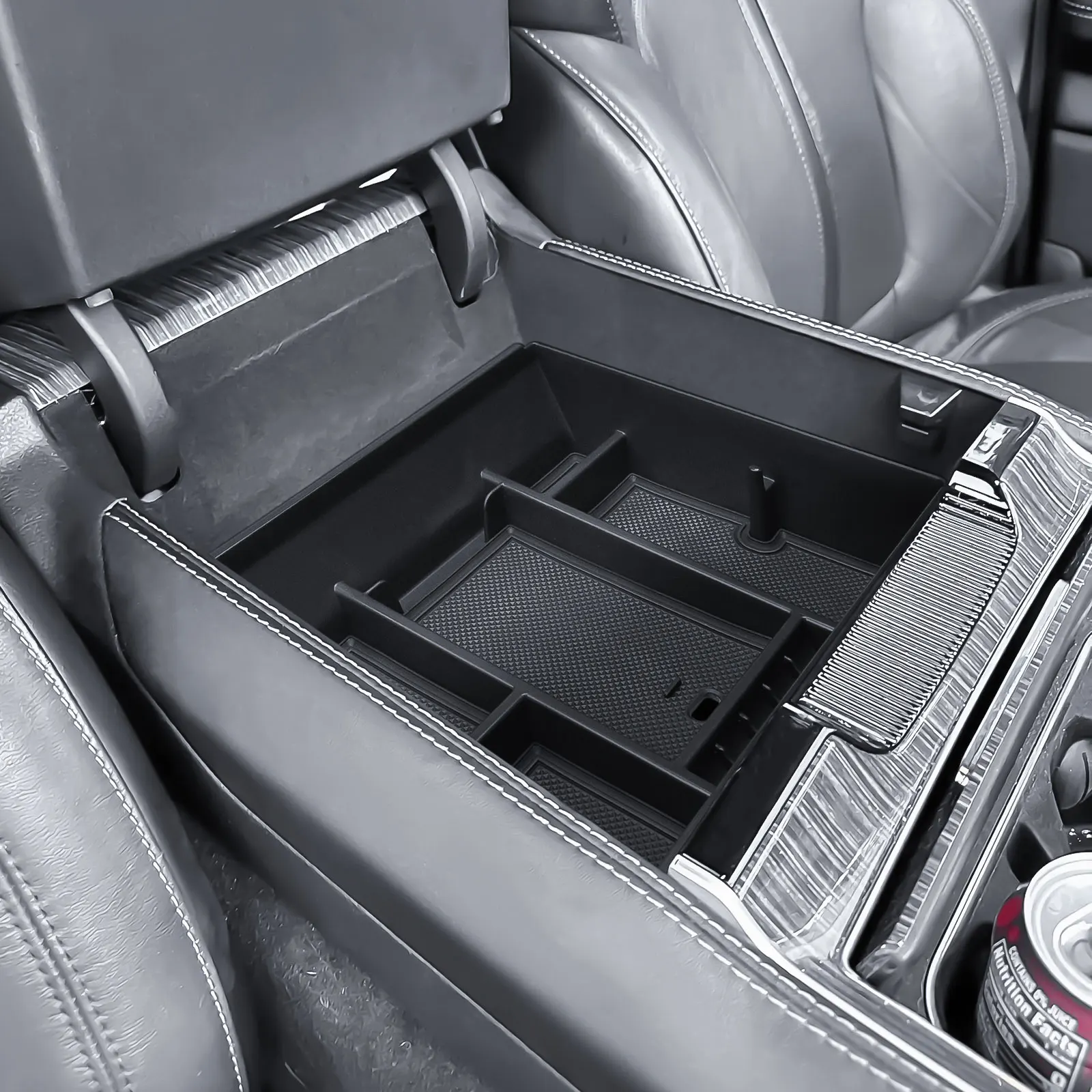 Center Console Organizer Tray for 2022-2025 Jeep Wagoneer/L & Select Grand Wagoneer/L Armrest Storage Box Interior Accessories