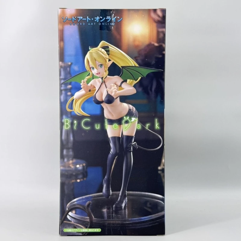 

New Original Genuine Furyu Bicute Dark Sword Art Online Leafa 23cm Anime Action Figure Collectible Pvc Model Ornament Toy