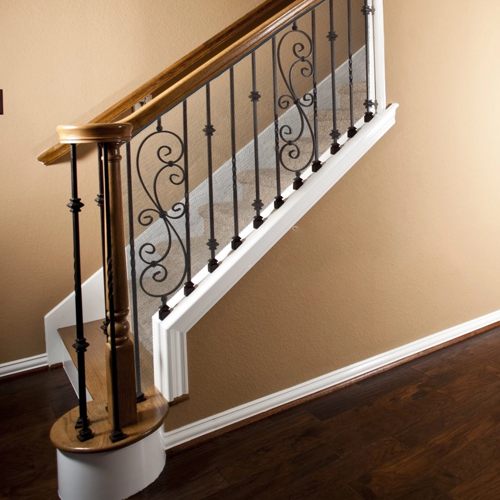 

Protective Net Balcony Safety Mesh Stairs Banister Guard Durable Easy Home Child Pet Proof Window Net Stair Rail Safety