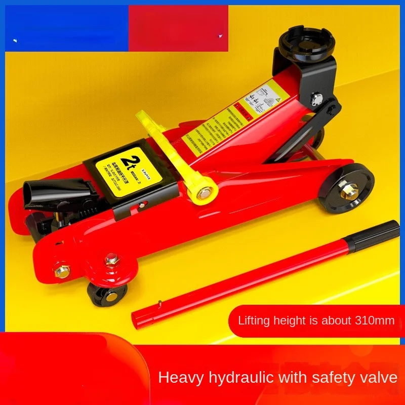 Horizontal jack 2 ton car jack car with off-road vehicle SUV hydraulic gold top 3t tire changing tool