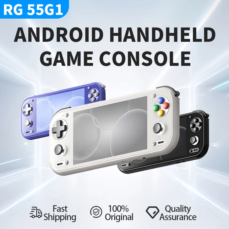 Anbernic RG 55G1 Retro Handheld Game Console 5.5 Inch Touch IPS Screen Snapdragon G1 Gen 2 Android 14 RG55G1