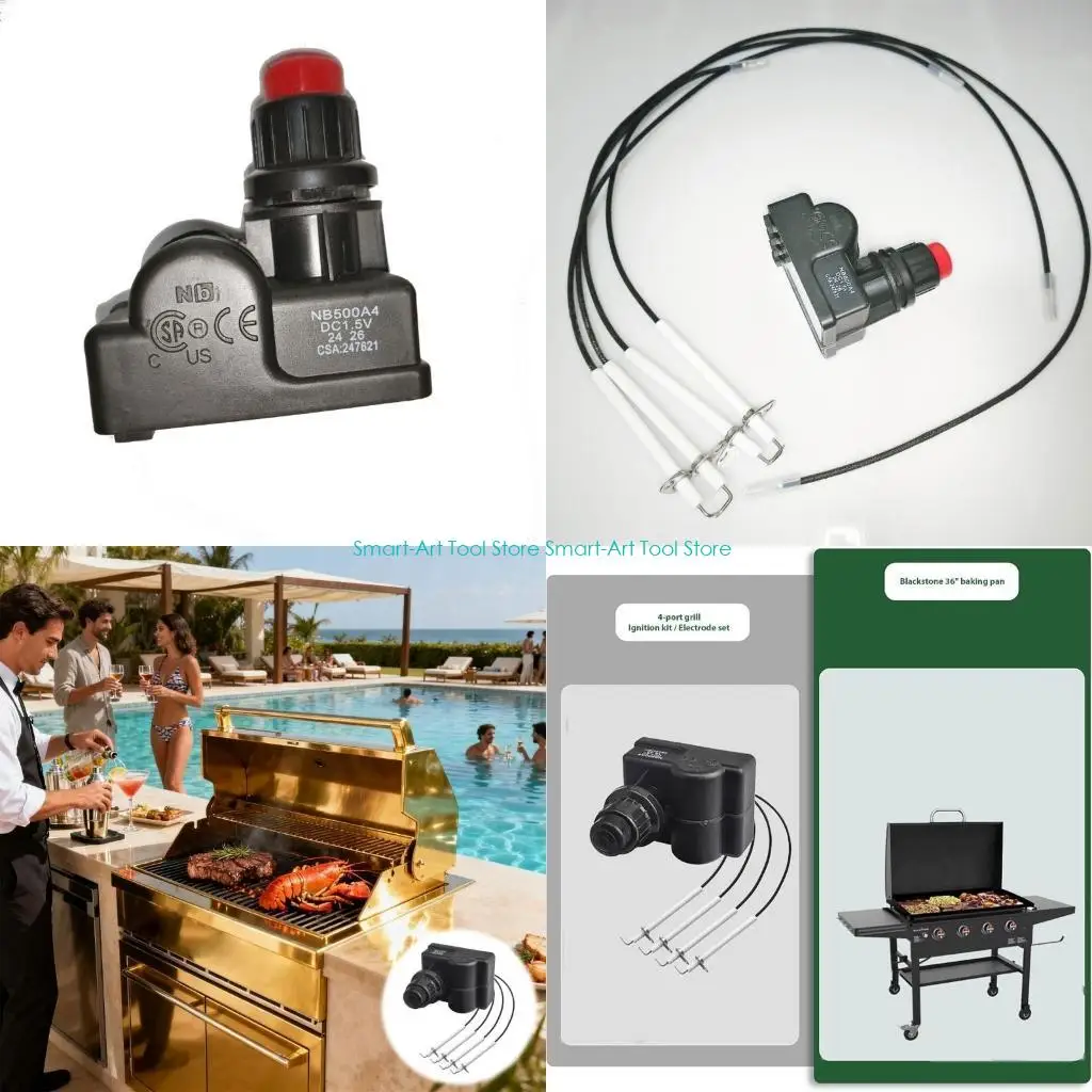 E1PB Simple ABS Earthenware Flame Starter CREATE type Air BBQ Barbecues