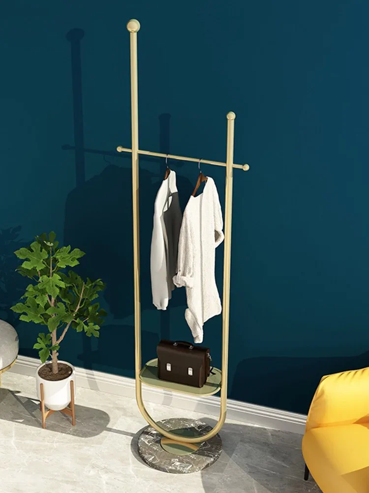 Nordic Hallway Porch Hanger Cafe Dormitory Floor Storage Rack Simple Modern Bedroom Clothing Rack Household Furniture Coat Racks