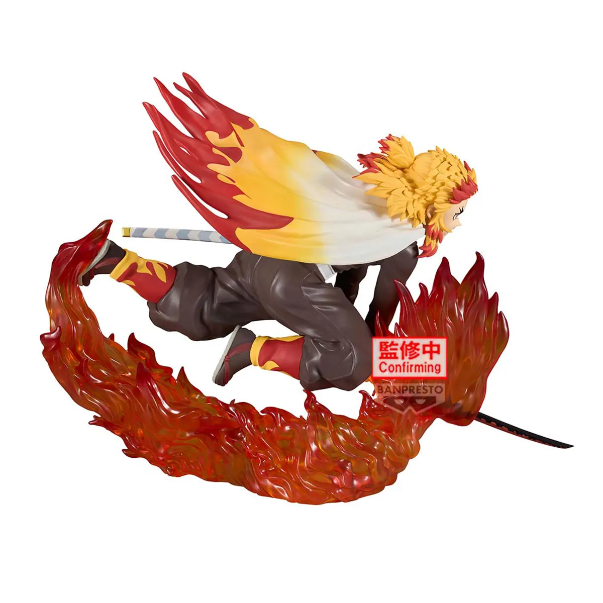 Figurki akcji Bandai Demon Slayer Kyoujurou, model anime, figurka kolekcjonerska, oficjalny, autentyczny.