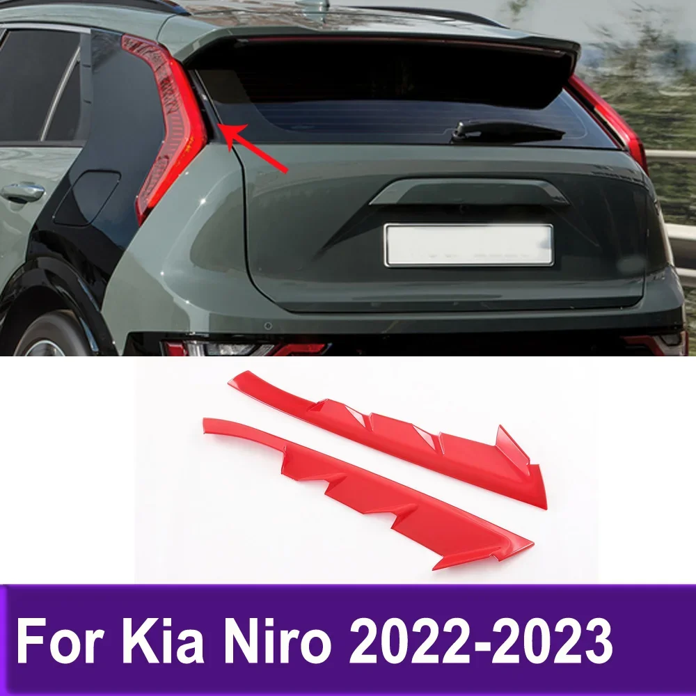 

Rear Window Strip Car Accessories For Kia Niro 2022-2023 Tail Window Cover Trims Decoration Chrome