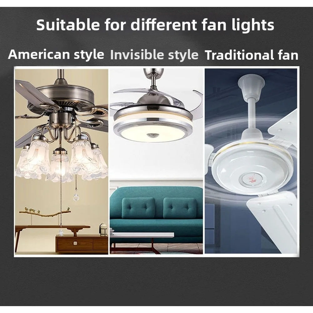 

35W DC 24V 6 Speed Ceiling Fan Light Remote Control Receiver Wireless Controller Kit for High Voltage 90 265V Fans