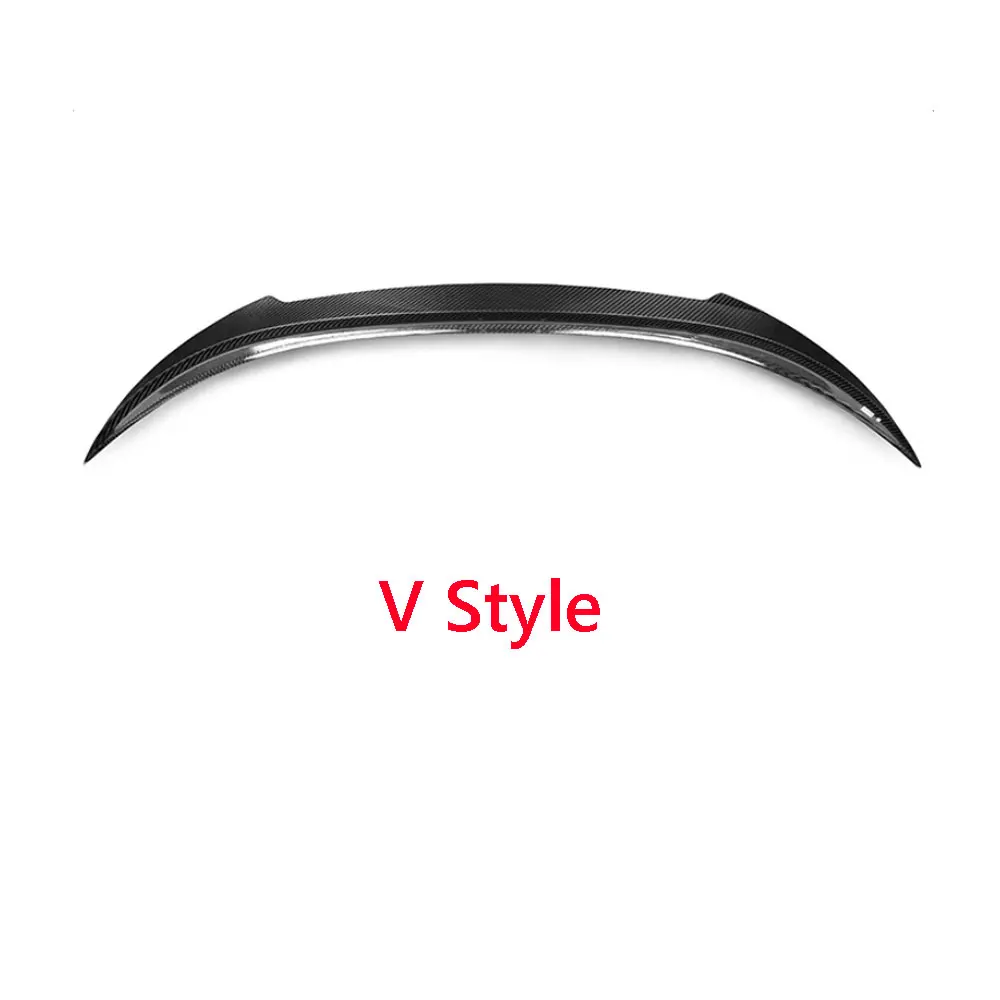 Dry Carbon Fiber Material Rear Trunk lip Spoiler A Style for BMW 8 Series G15 F92 M8 Coupe 2 Door 2020 UP Not Cabriolet