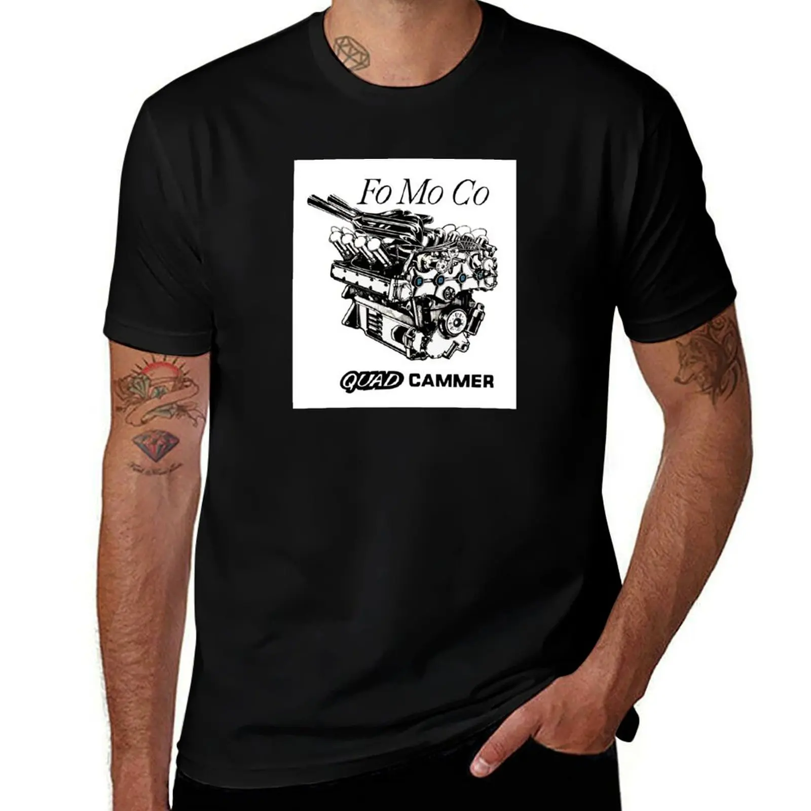 Camiseta Fo Mo Co Quad Cammer, camiseta informal básica de manga corta