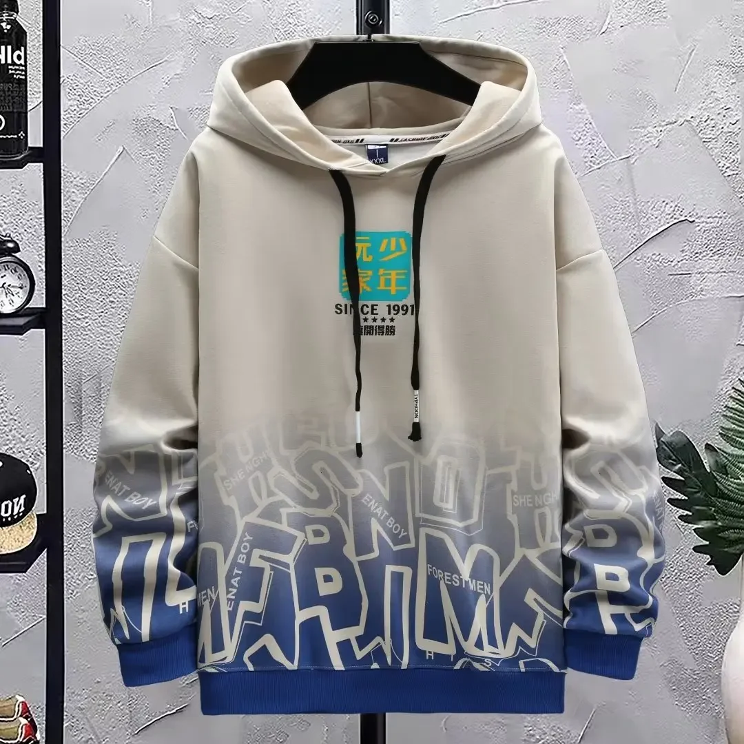 Sudadera con capucha de manga larga con cremallera para hombre, ropa deportiva de alta calidad, estilo Harajuku, High Street, Japón, otoño