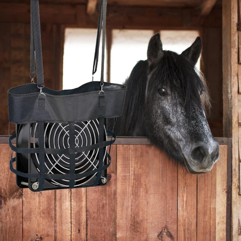 Nylon Box Fan Hays Bag Electric Fan Hanging Bag Hanging Horse Fan Holder Adjustable Horse Stall Fan Bag Easy to Use DropShipping