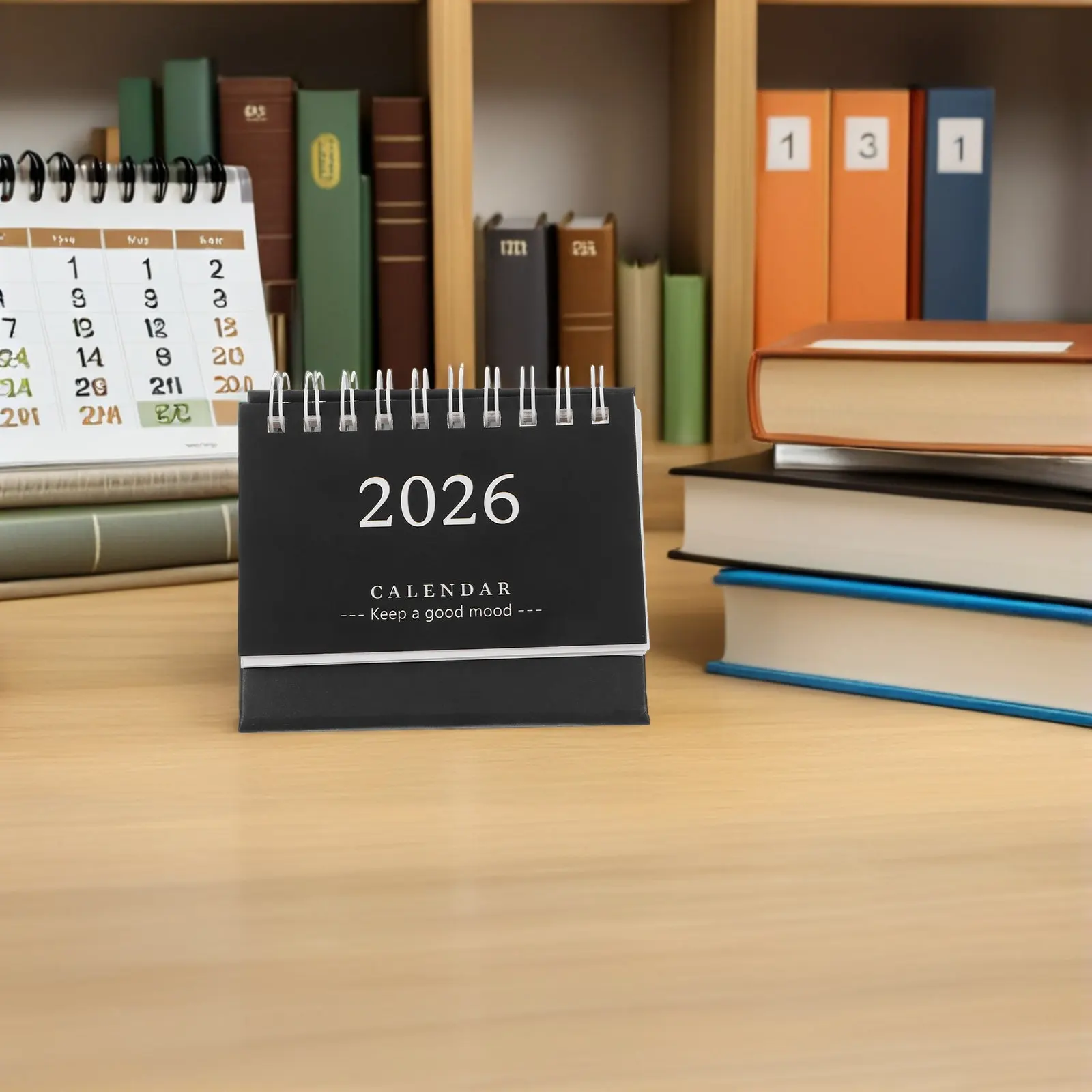 

Настольный календарь Mini 2026, складной, компактный, маленький, ежедневный планировщик, ежемесячный и ежедневный расписание, офисный настольный календарь