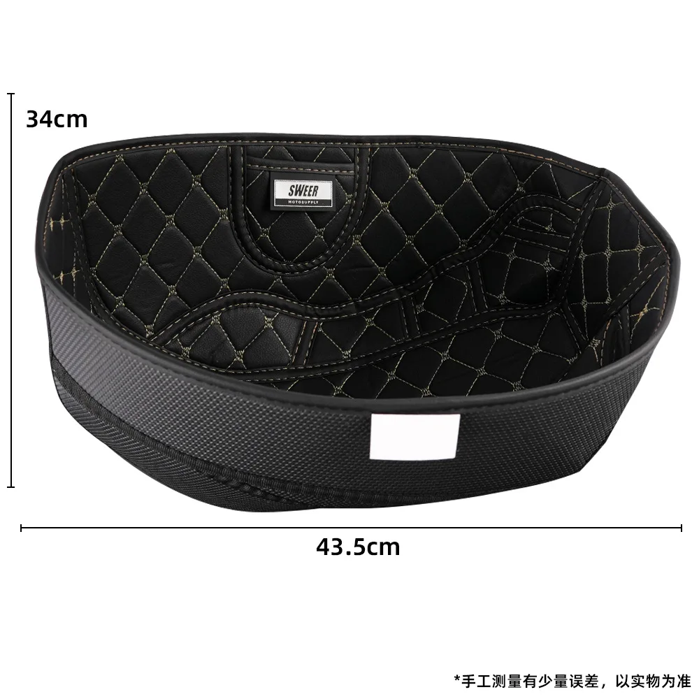 Motorcycle Seat Bucket Cover For YMAHA NMAX155 Nmax 2025 V3 Seat Liner Protector Luggage Trunk Waterproof PU Inner Pad