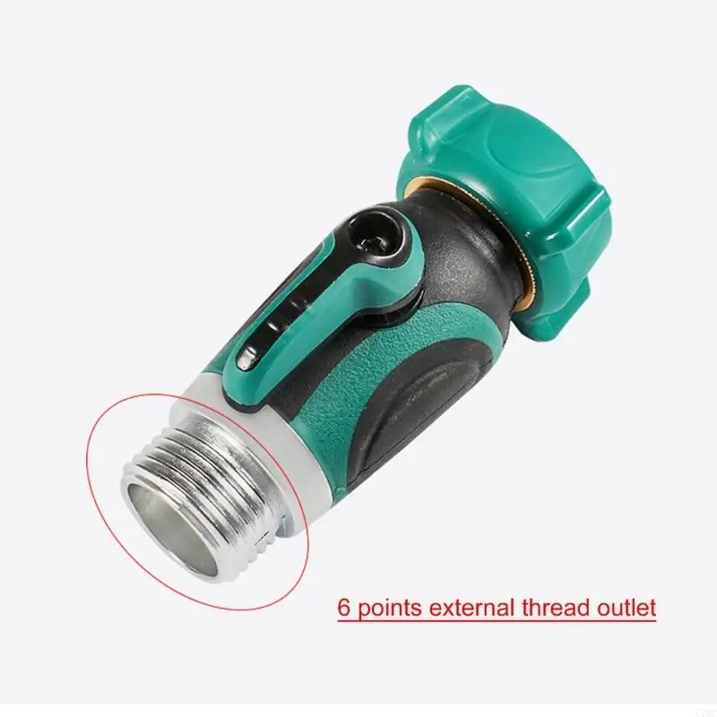 Botti pioggia multiuso set spigot con valvole spegnimento 180 gradi e corda trazioni per i tubi da giardino Usa