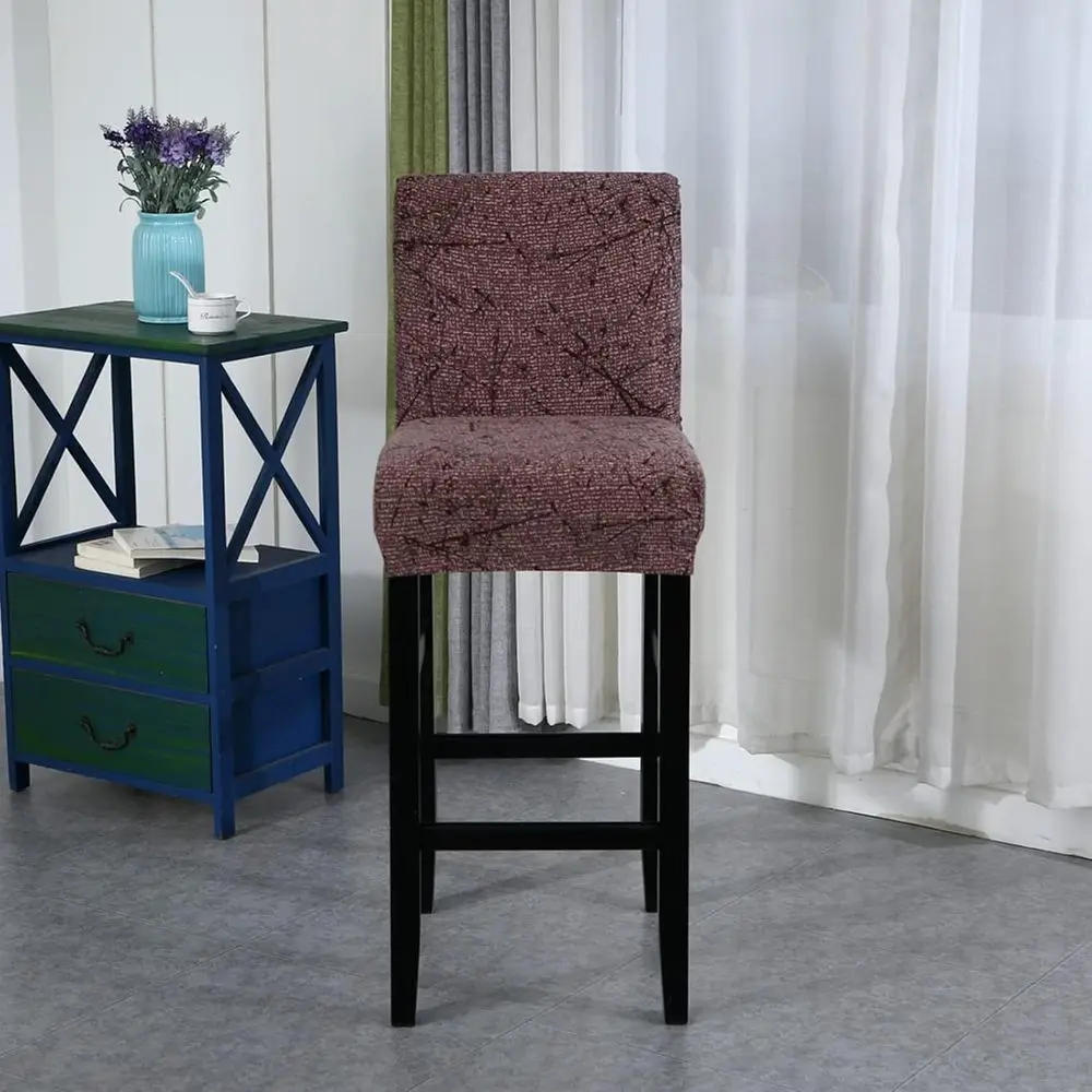 

Stretch Bar Stool Covers Set o 4,Pub Chair Slipcover Counter Height Chairs Covers Counter Stool Cover or Back Chair bar Stool Ch