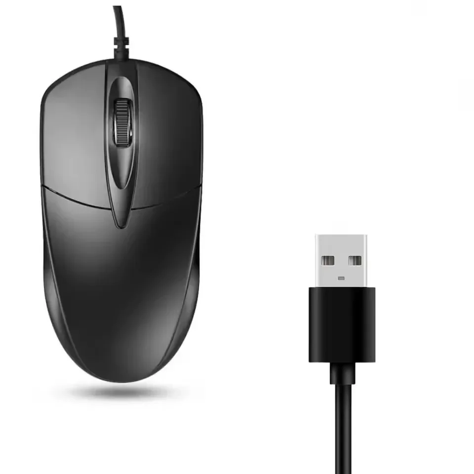 

1200DPI 3D Game Mouse USB Optical Wired Mouse Laptop Home Office Anti Slip Roller Mause Computer Accessories for PC Desktop