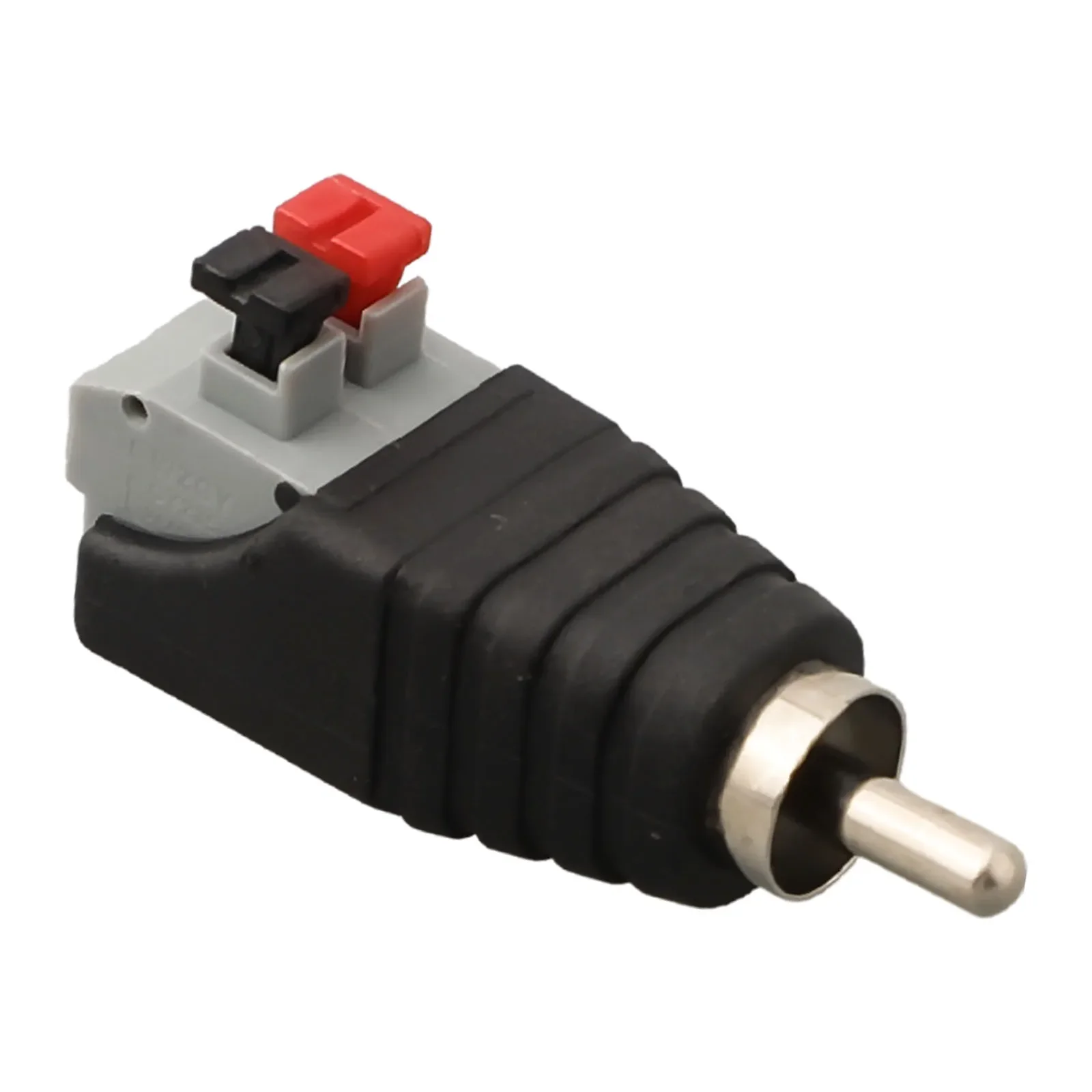 A/V Plug RC A Lotus Head Press Terminal Monitoring Accessories Welding-free Audio Connector Audio Male And Female Press Plugs