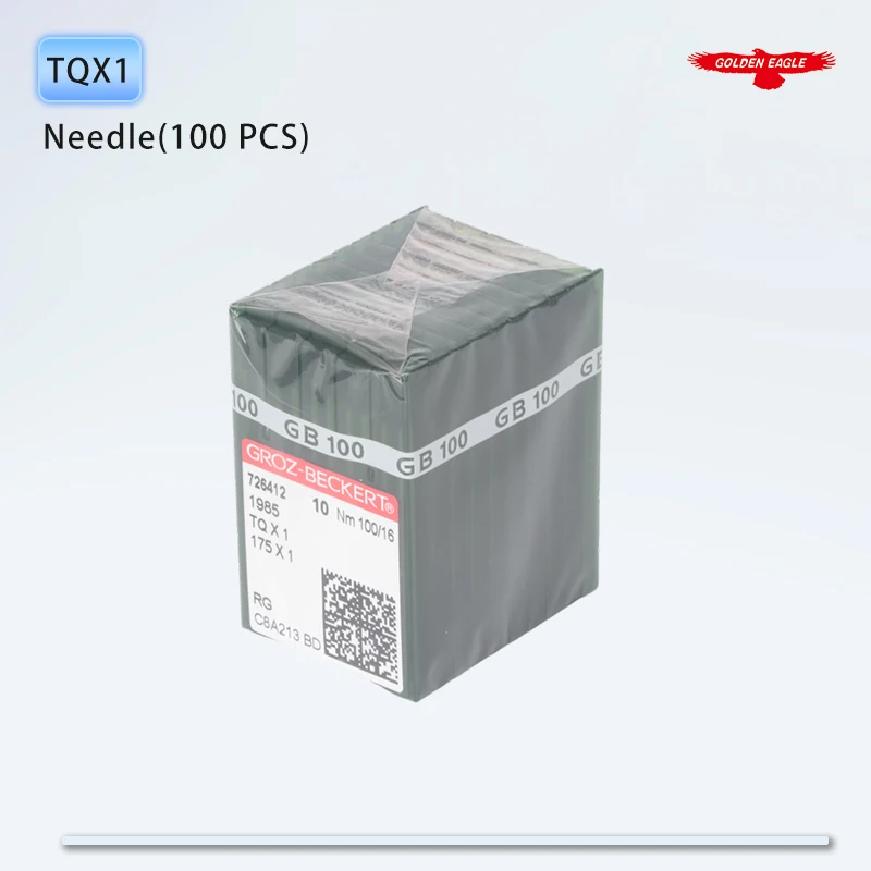 100 قطعة TQX1 Groz-Beckert إبرة لزر إرفاق ماكينة خياطة 175X1 566X1 27:90 صالح JUKI MB-373 1903 Brother 917 #1