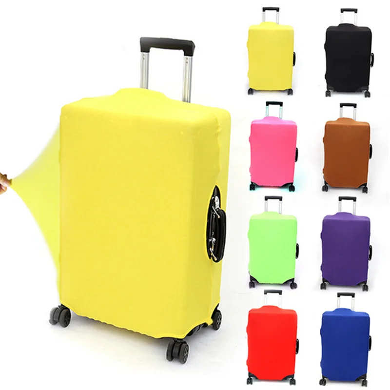 Thicker Travel Luggage Protective Cover Suitcase Case Cover Travel Accessories Elastic Luggage Cover Apply to 18-32inch Suitcase