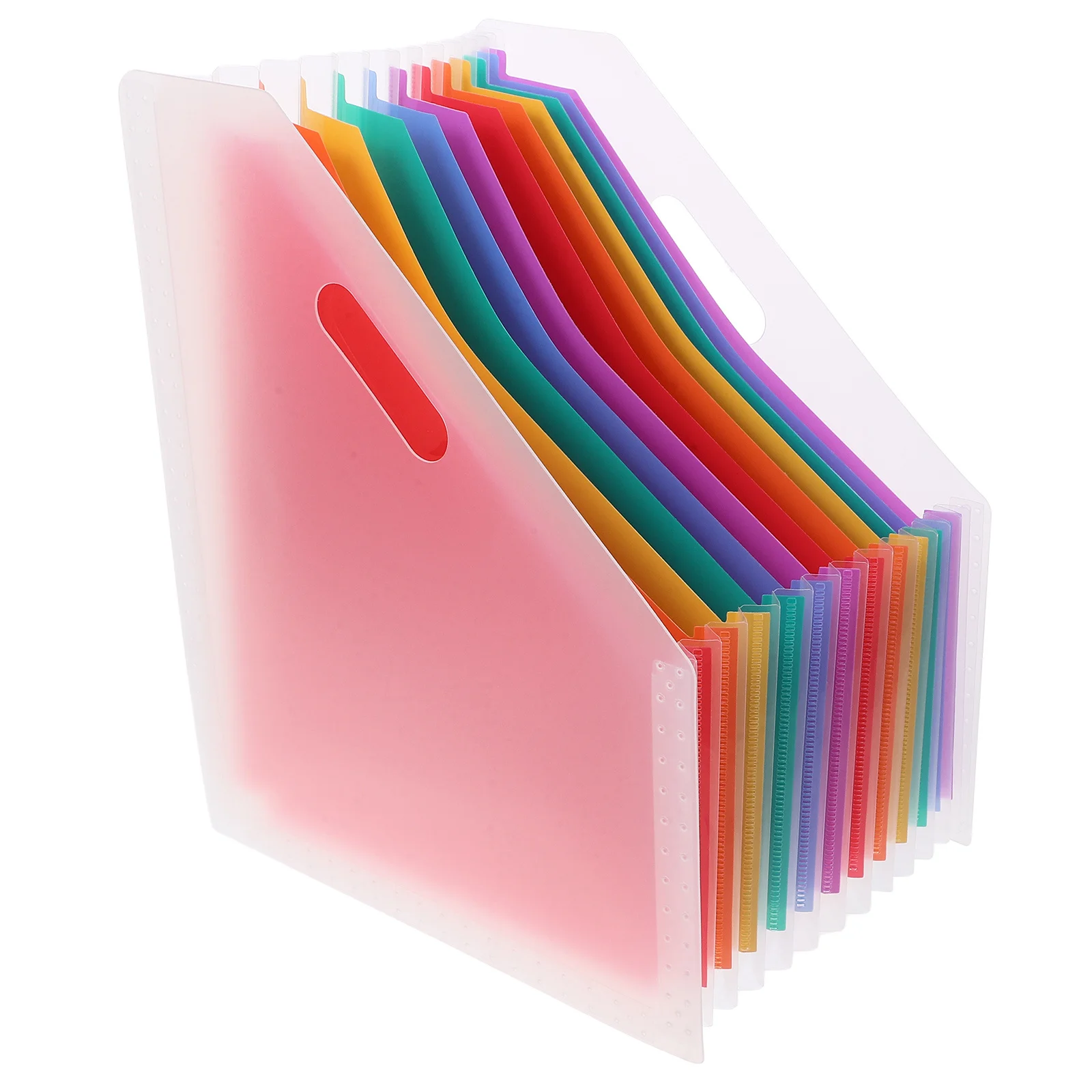 Pasta de arquivo acordeão vertical, organizador expansível de grande capacidade para documentos, armazenamento de recibos, classificador de arquivos multicamadas