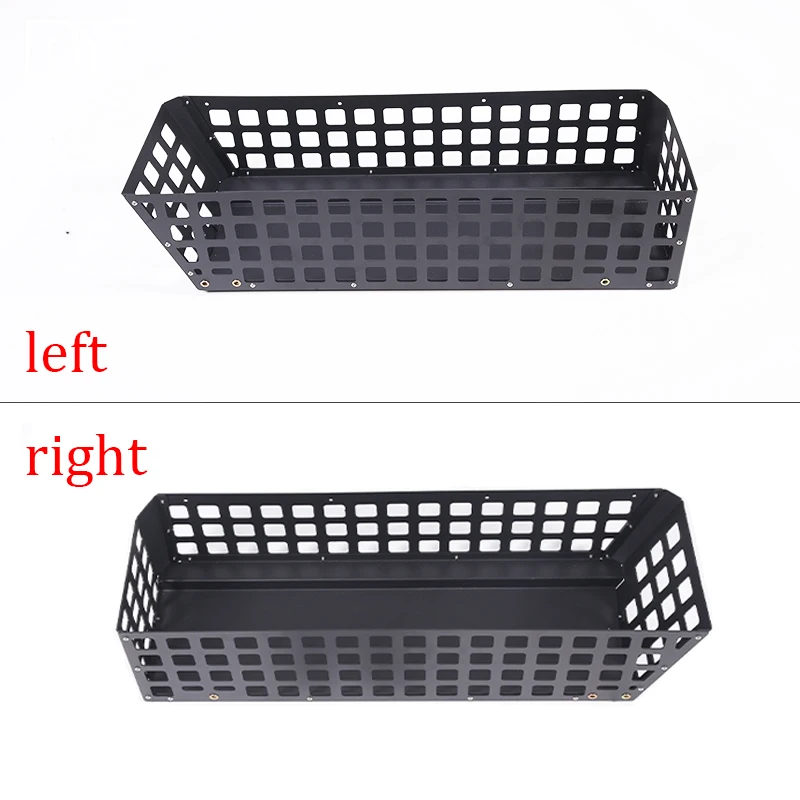 Black Trunk Side Storage Basket Auto Tool Organizer Rack For Mercedes-Benz G-Class W463 2004-2018 Internal Accessorie