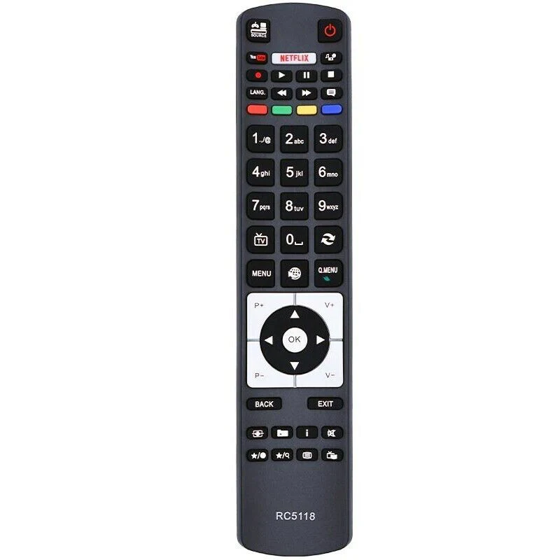 

New Replacement RC5118 For Hitachi LED TV Remote Control LE40A318FHD RC5118F Fernbedienung