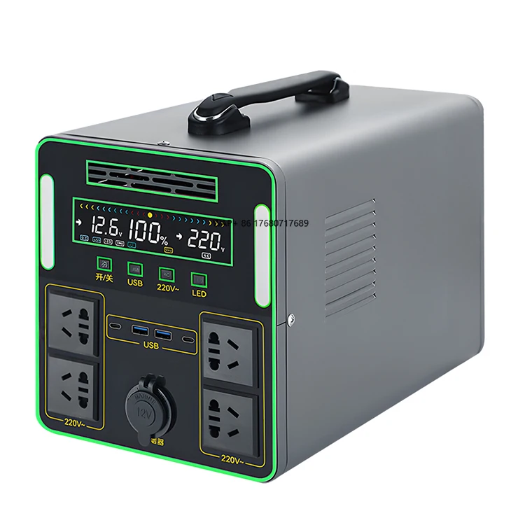 

2024 New Battery Power Station Portable Solar Generator 1000W 500W Powered Charging Station and Power Station